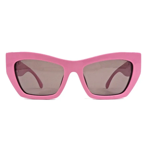 Chanel Sunglasses 5527-A c.1776/53 Polished Pink Asian Fit Frames w/ Gray Lenses - Picture 2 of 13